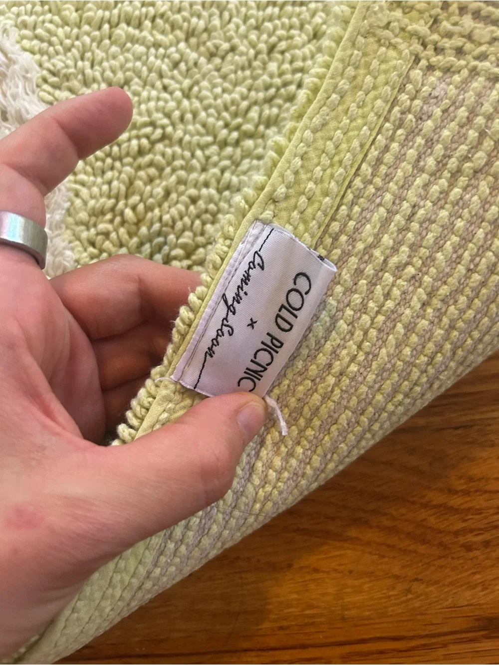 Cold Picnic Tushy Bathmat Bath Mat light Green